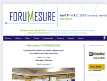 Tablet Screenshot of forumesure.com